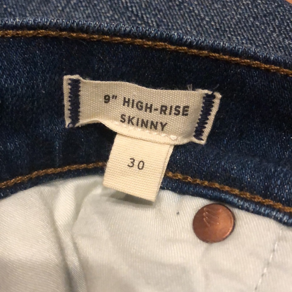 Madewell 9” High Rise Skinny - NWT! - Picture 9 of 16